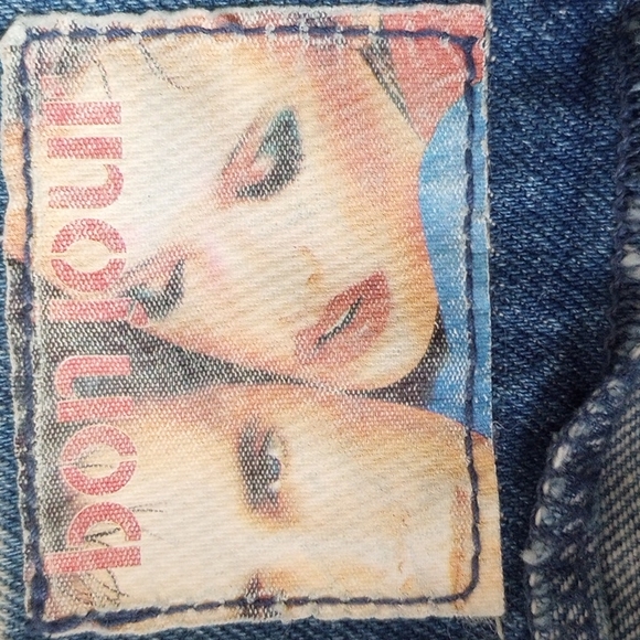 VTG Bonjour Embellished Jeans With Belt Size:Small (6/8) - Picture 7 of 11